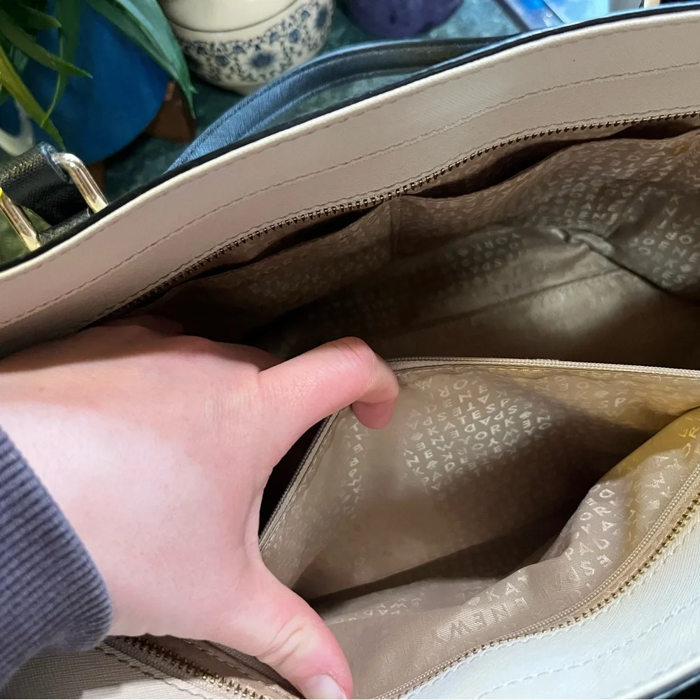 Kate Spade Black and Cream Tote Bag - Picture 8 of 8